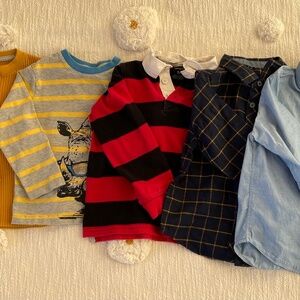 Boys Shirts ~ Lot of 6 ~ Boys 4-5T